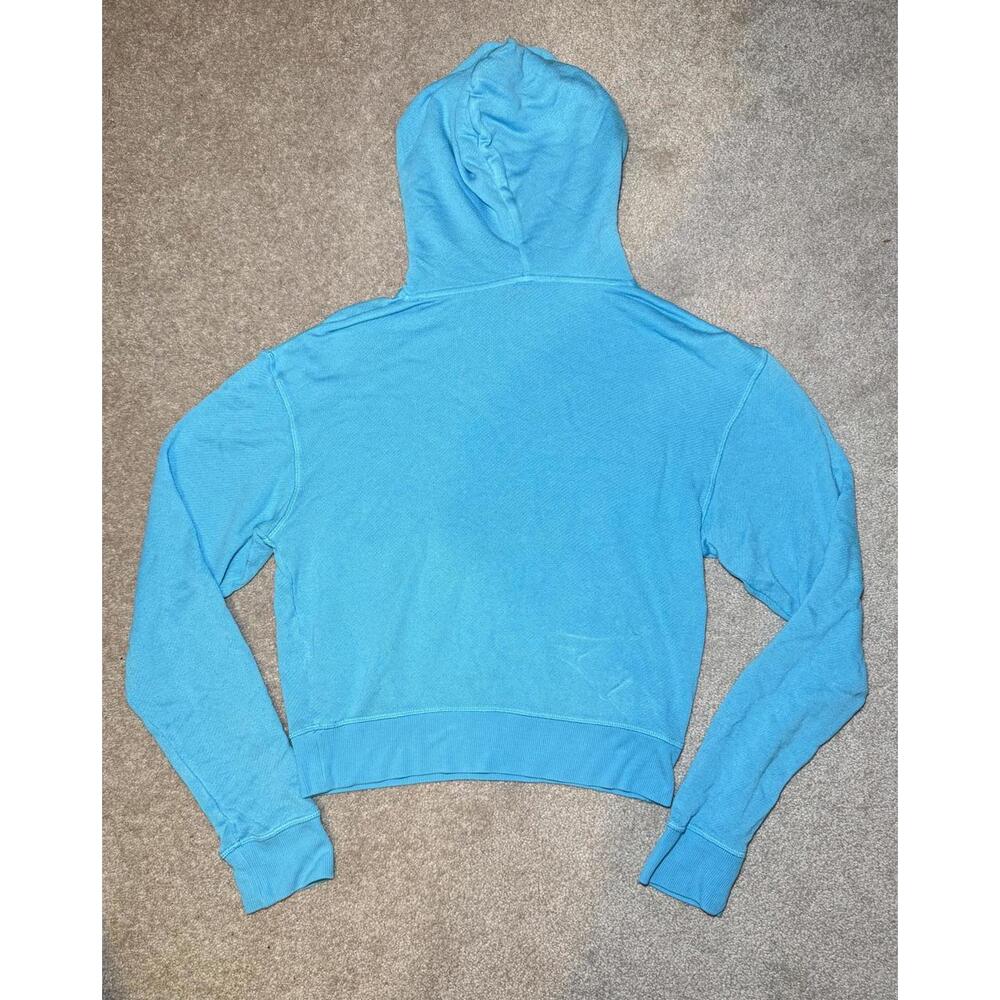 NWOT Skims French Terry Modal Classic Light Weight Hoodie Color Cyan Size Small - Picture 2 of 4